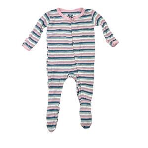 Kickee Pants Striped Footie